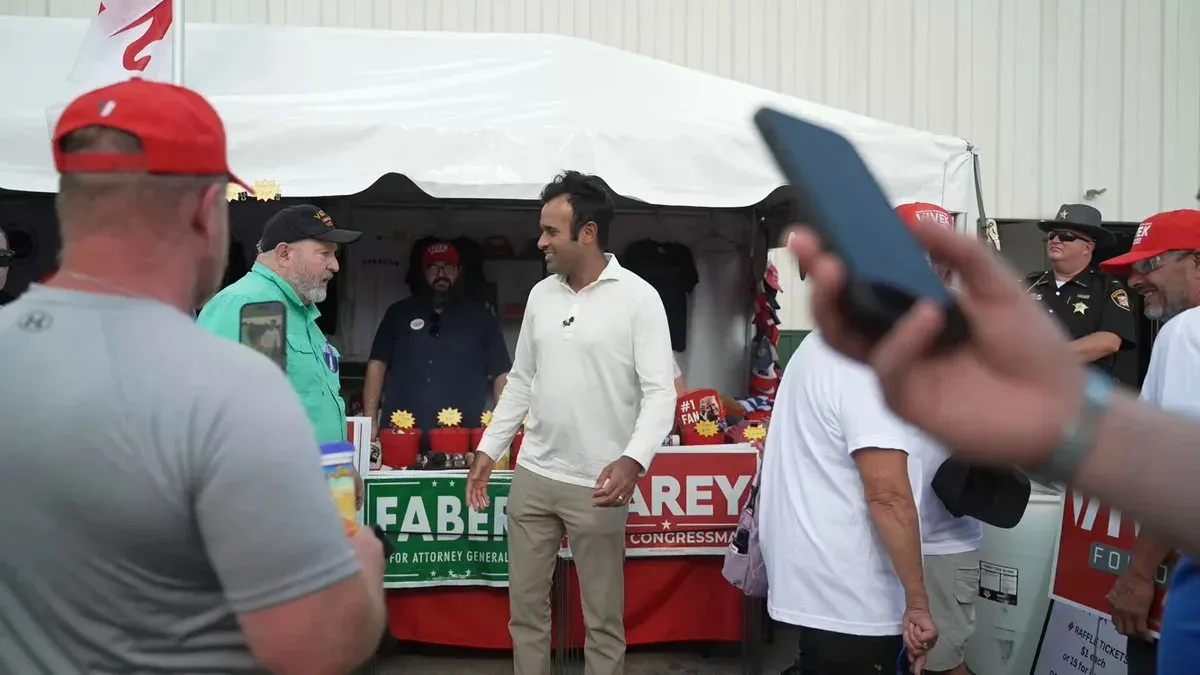 Ramaswamy Shares Vietnam Vet's Message After Fair Appearance