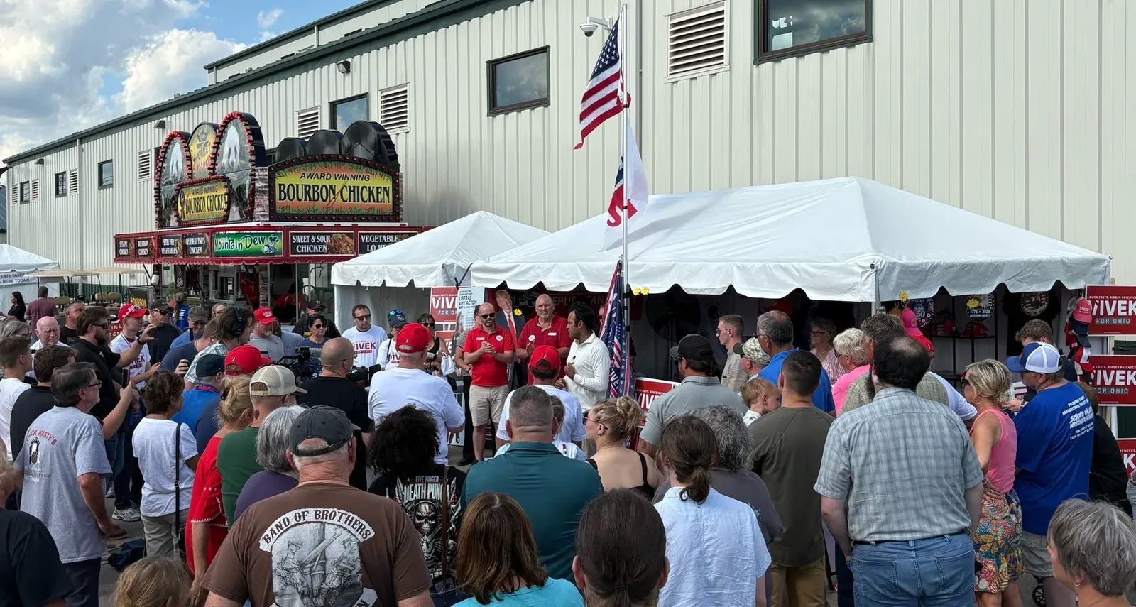 Ramaswamy Slams 'Dr. Lockdown' at Pickaway County Fair