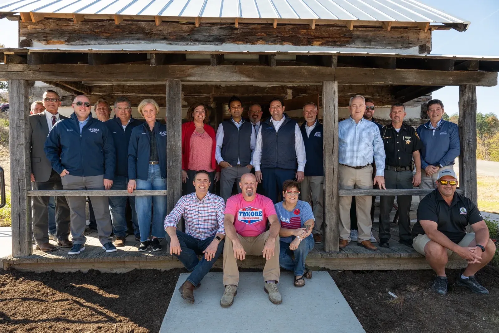 Ramaswamy Visits Woody Hayes Cabin in Rural Ohio