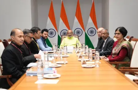 What Key Initiatives Did Rammohan Naidu Discuss with VP Radhakrishnan?