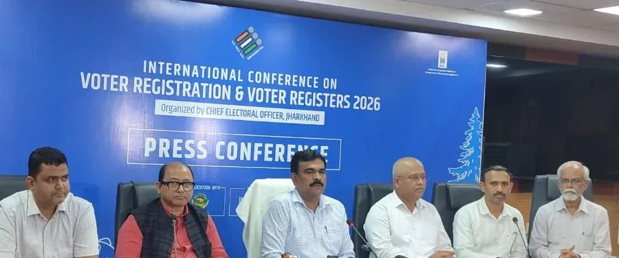 रांची में 2-3 सितंबर को मतदाता पंजीकरण पर अंतरराष्ट्रीय सम्मेलन, 57 चुने गए शोध-पत्र होंगे प्रस्तुत