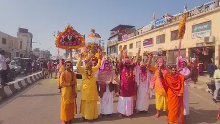 Rangbhari Ekadashi Ignites Holi Celebrations in Ayodhya, Sambhal, and Vrindavan