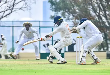 Ranji Trophy Final: Early Breakthroughs by Krishna Leave J&K at 11/2 at Lunch on Day 4