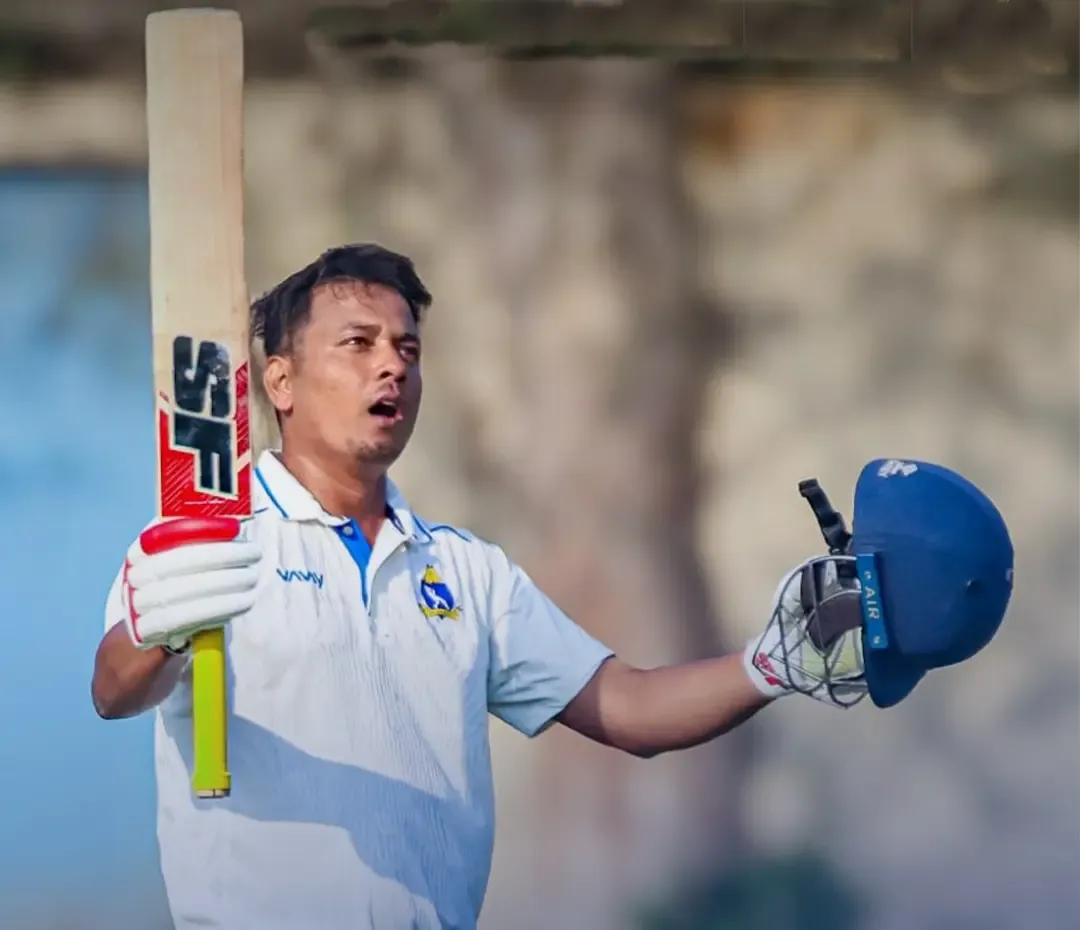 क्या सुदीप चटर्जी ने रणजी ट्रॉफी में फर्स्ट क्लास करियर का दोहरा शतक लगाया?