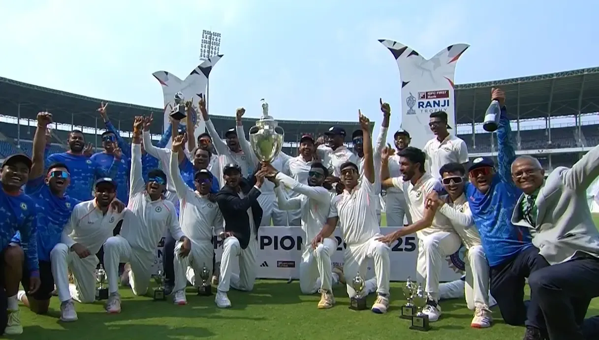 Ranji Trophy: Vidarbha Secures Championship via First-Innings Advantage Against Kerala