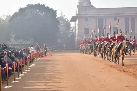 Rashtrapati Bhavan's Change of Guard Ceremony Adjusts Timing Starting March 7