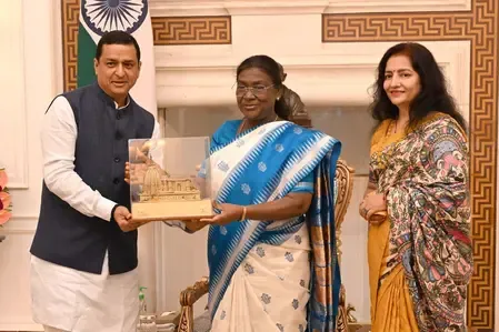 राष्ट्रपति द्रौपदी मुर्मु से मिले भाजपा सांसद अनिल बलूनी, उत्तराखंड आपदा में राहत-बचाव की दी जानकारी