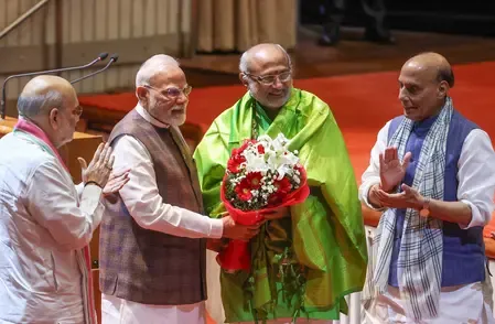 राष्ट्रपति मुर्मू और पीएम मोदी ने सीपी राधाकृष्णन को उपराष्ट्रपति बनने पर दी बधाई