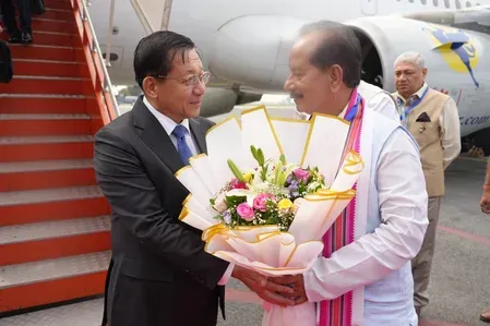 म्यांमार राष्ट्रपति यू मिन आंग ह्लाइंग बोधगया पहुंचे, 1 जून को PM मोदी से होगी द्विपक्षीय वार्ता