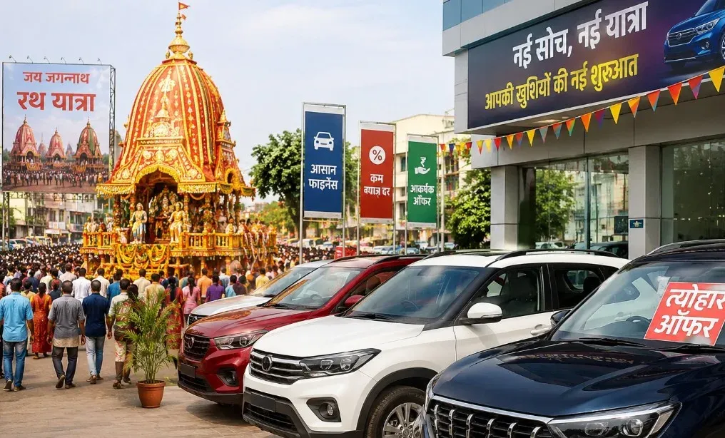 रथ यात्रा 2025: अहमदाबाद के ऑटोमोबाइल बाजार में उछाल, EV और ऑटोमैटिक वाहनों की मांग 30% तक पहुँची