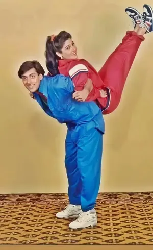 Raveena Tandon's throwback PIC With Salman Khan From "Andaaz Apna Apna" is pure nostalgia 