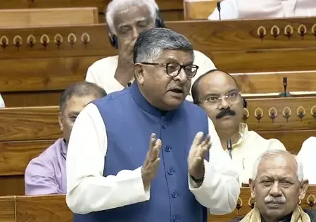 Ravi Shankar Prasad Critiques Opposition's Actions in Lok Sabha, Calls Out Rahul Gandhi's Behavior