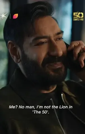 क्या अजय देवगन ने रियलिटी शो 'द 50' में असली 'शेर' का नाम बताया?