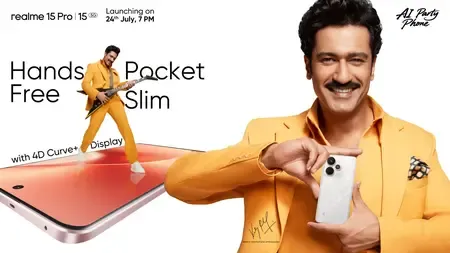 How does the realme 15 Series Revolutionize Slim Design with the 4D Curve+ Display?
