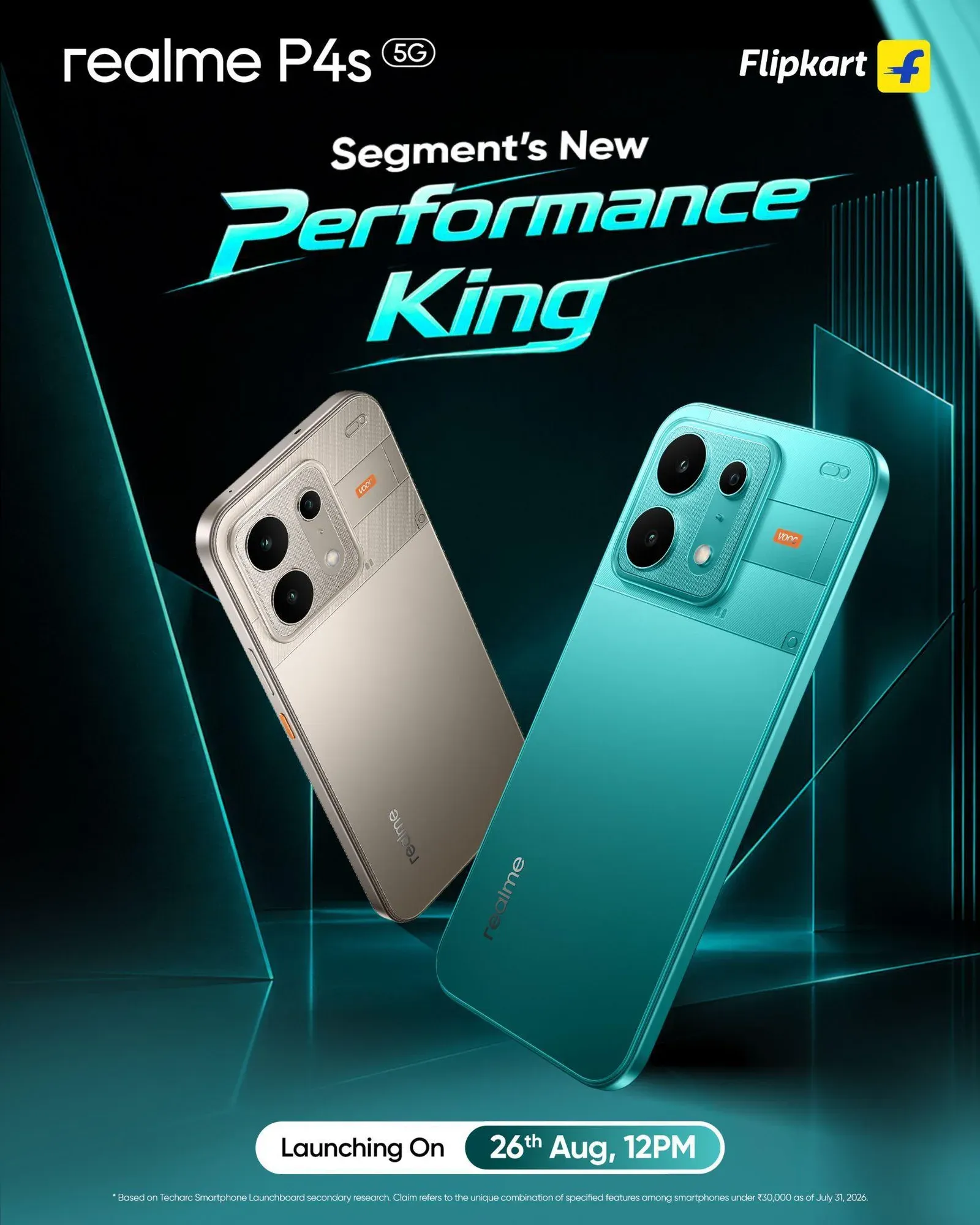 realme P4s 5G: Samsung AMOLED display, 144Hz, launches 26 August