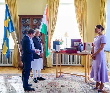 Modi, Sweden PM Kristersson honour Tagore legacy with gifts in Gothenburg