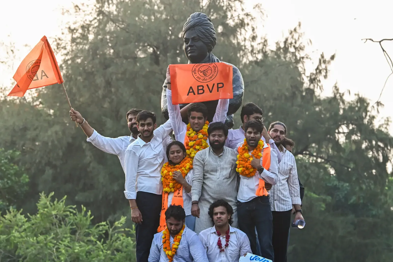 ABVP wins 3 of 4 DUSU posts; Joshi, Pradhan hail 'nation-building' mandate