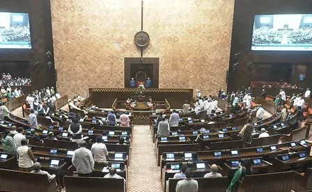 Rajya Sabha adjourned repeatedly on Day 3 as opposition protest continues
