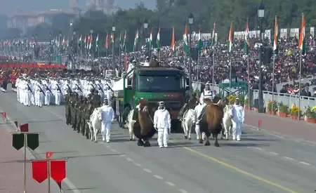 How Did the Indian Army Celebrate Republic Day with Four-Legged Warriors?