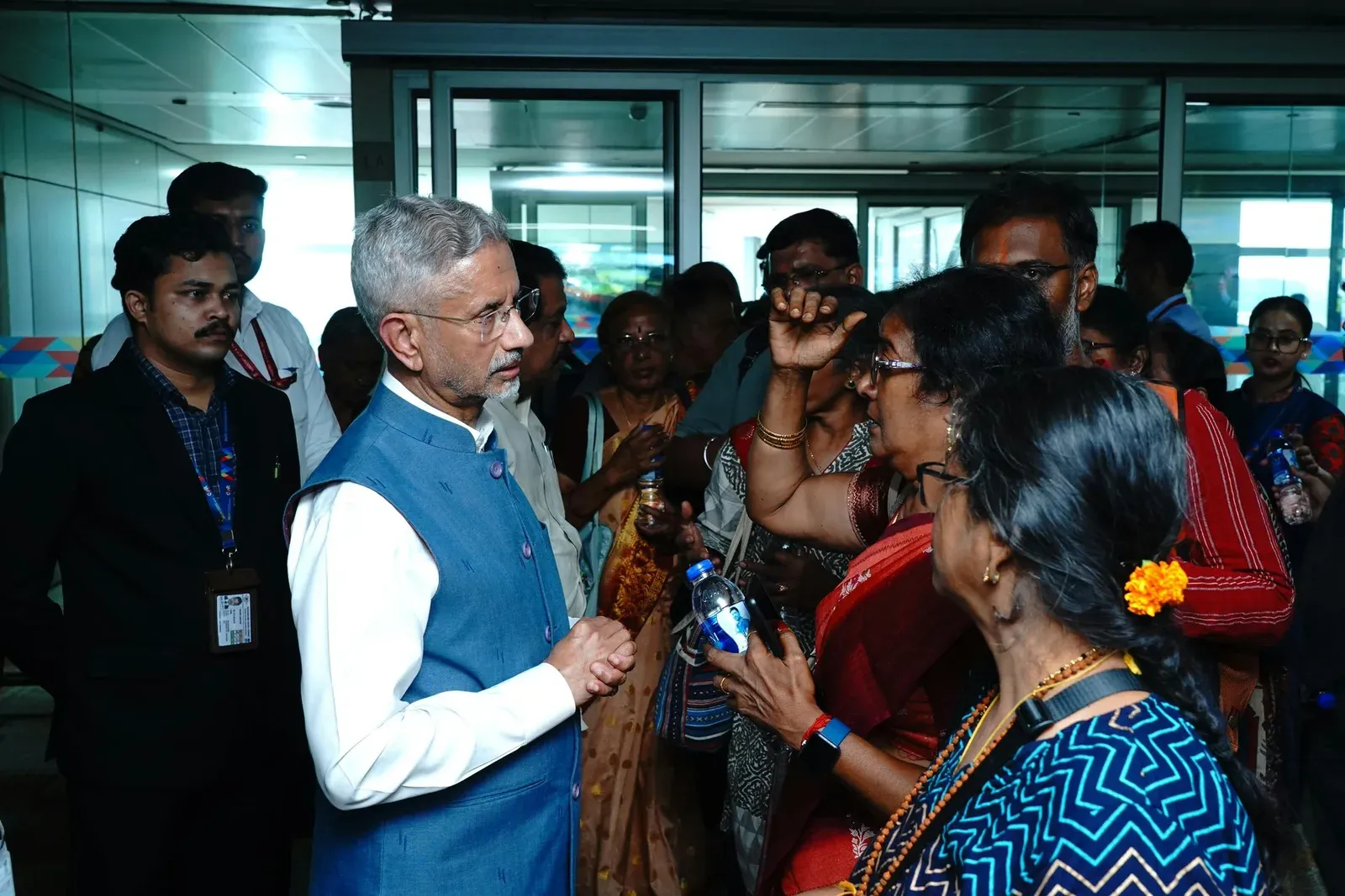 Nepal floods: EAM Jaishankar receives 21 Tamil Nadu pilgrims rescued from Bhote Koshi