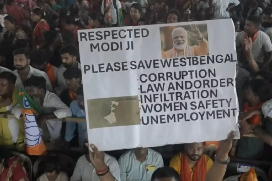 Urgent Appeal at PM Modi's Asansol Rally: 'Respected Modi ji, Save West Bengal!'