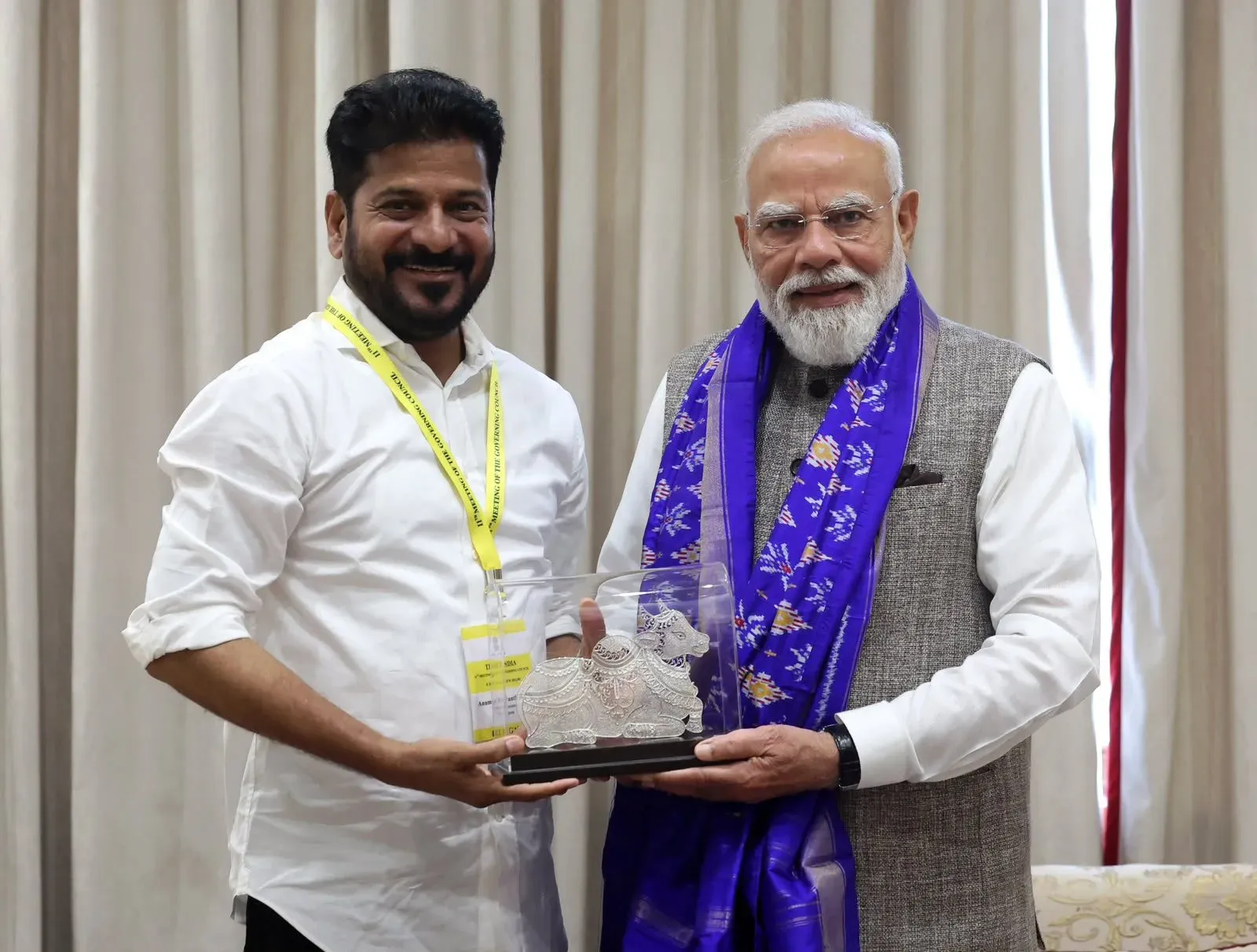 Revanth Reddy meets PM Modi, seeks nod for Telangana infra projects