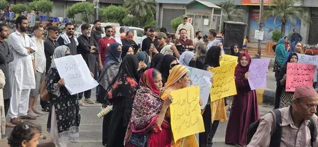 Pakistan rights groups protest surge in sexual harassment cases