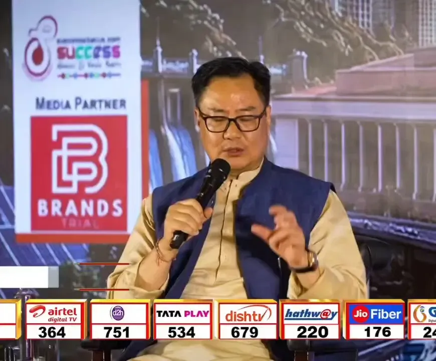 Rijiju at Sudarshan News conclave: 'Leftists are clever, nationalists speak straight'