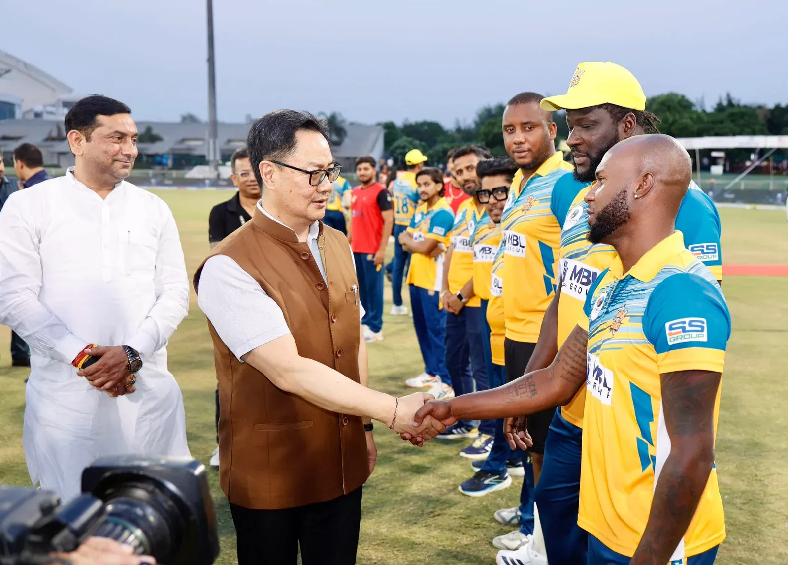 Rijiju attends Big Cricket League Season 2 Final in Greater Noida