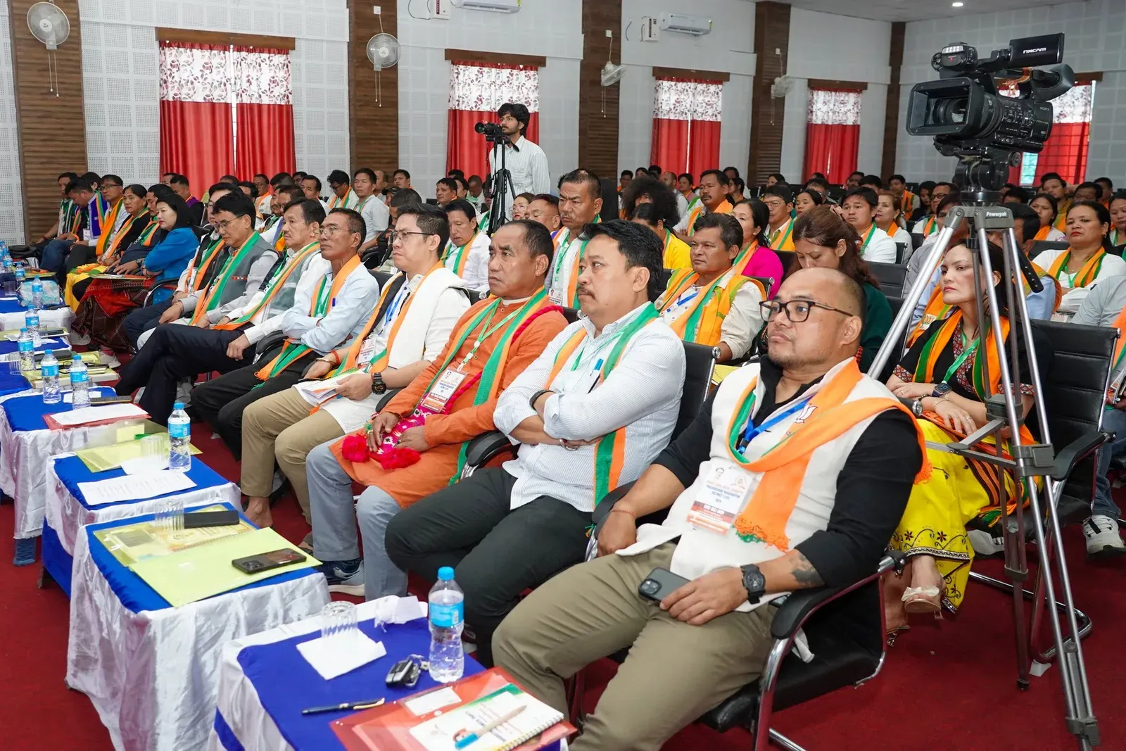 Rijiju attends BJP training camp in Lepa Rada, Arunachal