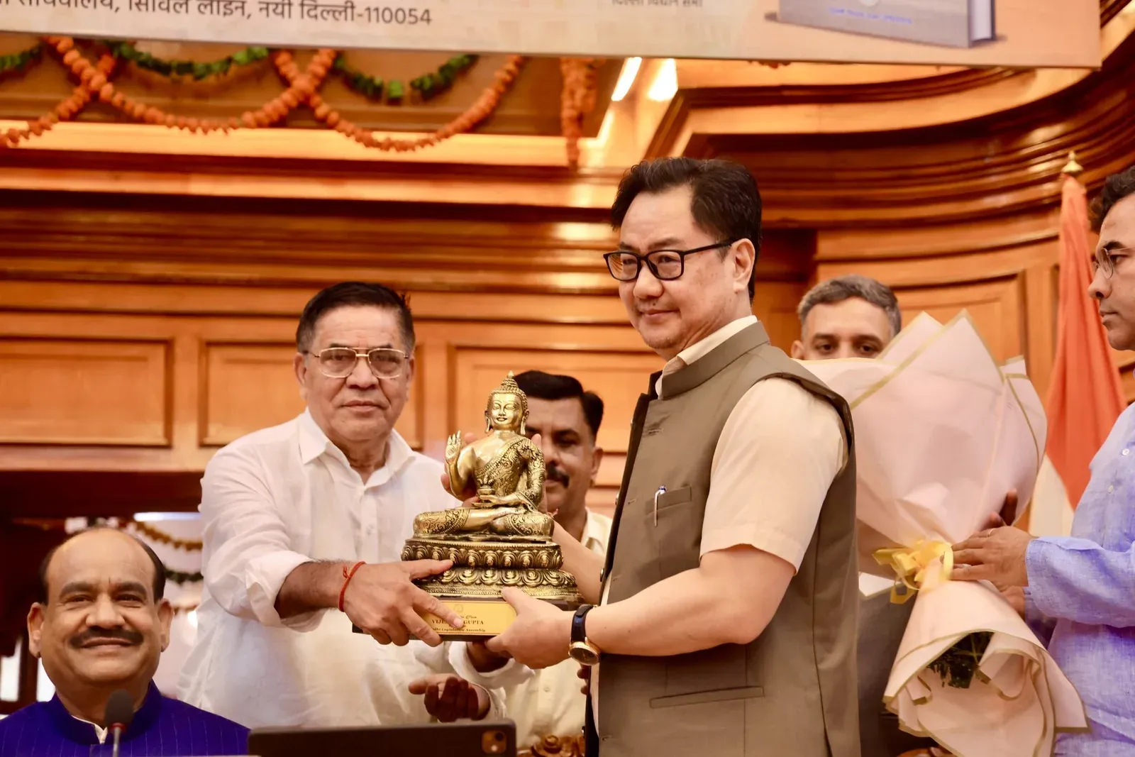 Rijiju attends unveiling of CLA proceedings, Delhi Assembly magazine