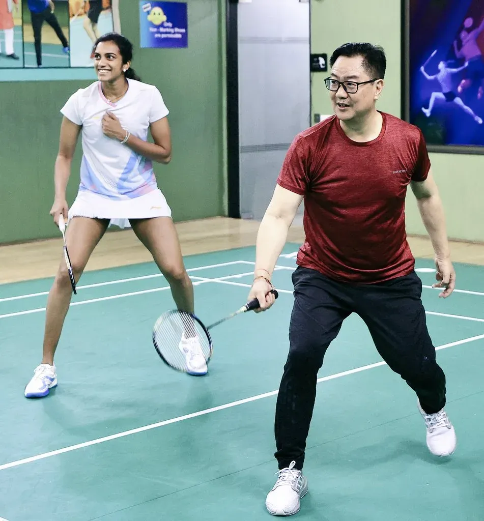 Rijiju Backs Badminton, Flags Fit India and Khelo India Push