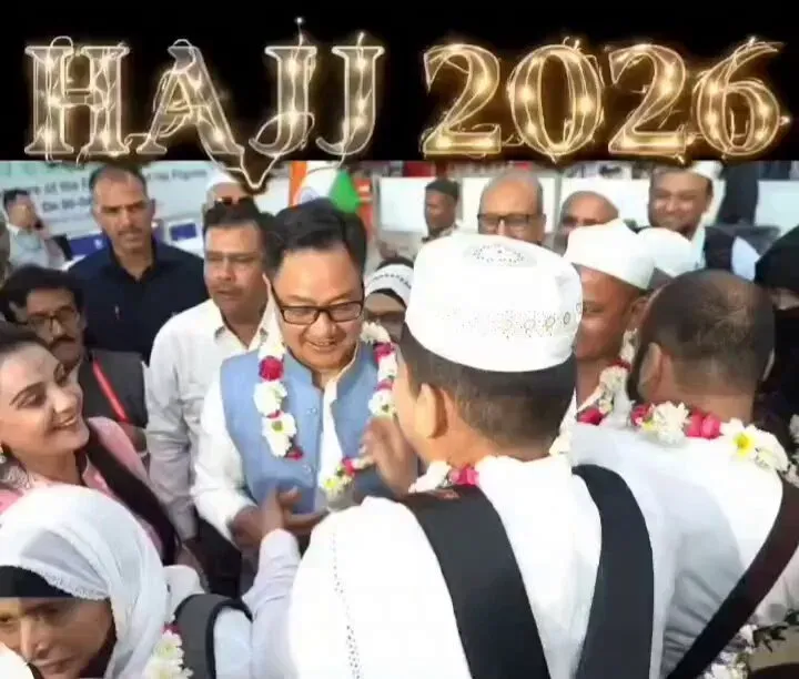 Rijiju Extends Haj Greetings as Pilgrims Gather at Arafat