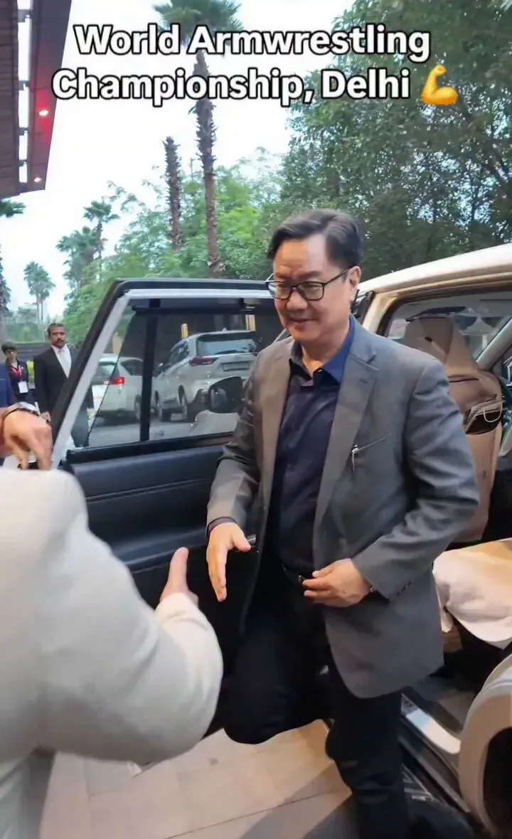 Rijiju flags off World Armwrestling Championship in Delhi