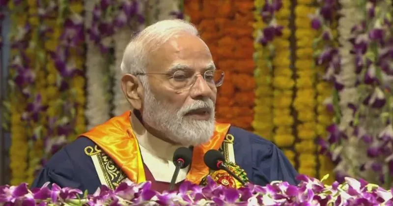 Rijiju Flags PM Modi at IIT Delhi's 57th Convocation