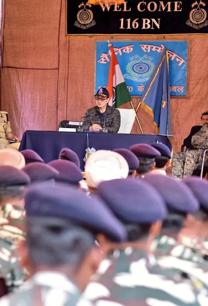 Rijiju greets CRPF on 87th Raising Day