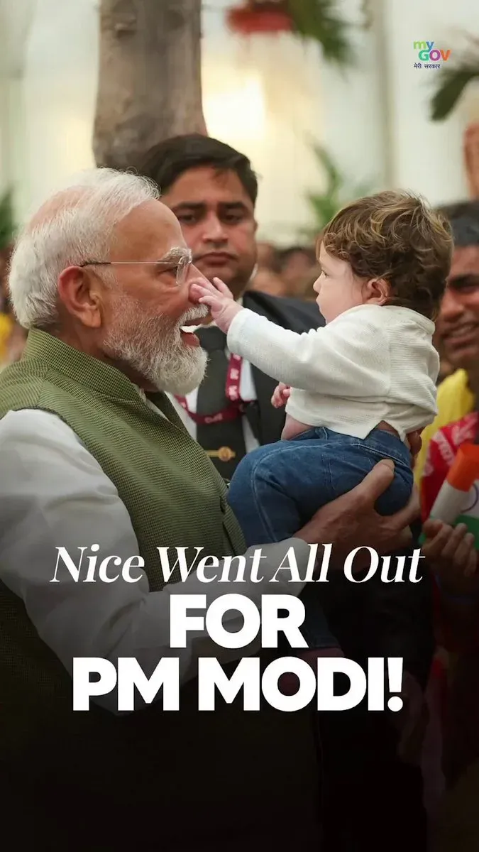 Rijiju Hails PM Modi's Warm Welcome by Indian Diaspora in Nice