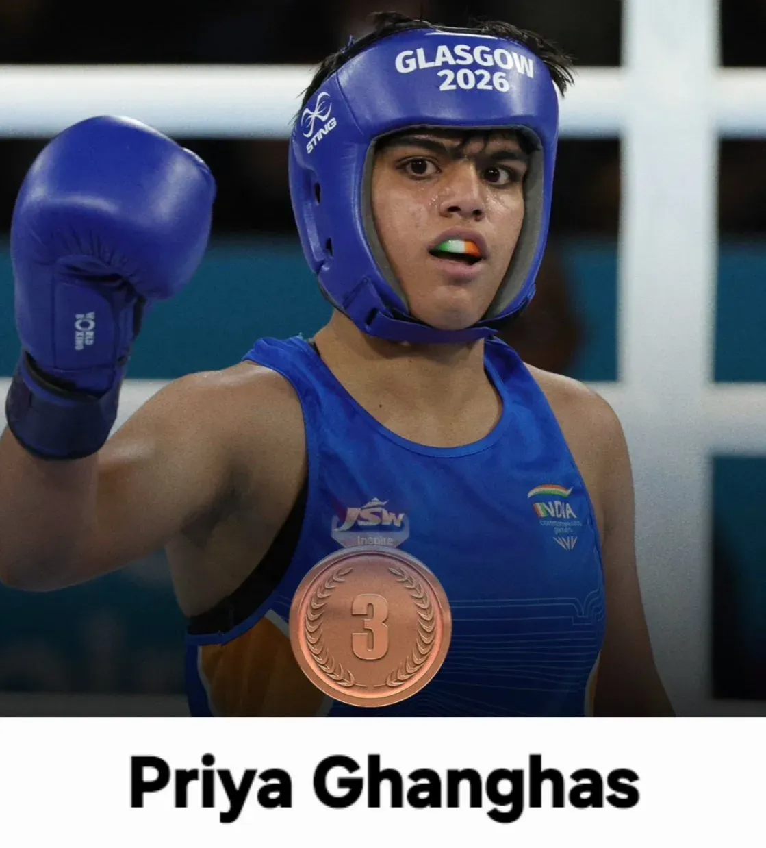Rijiju Hails Priya Ghanghas's Bronze in Asian Games Boxing