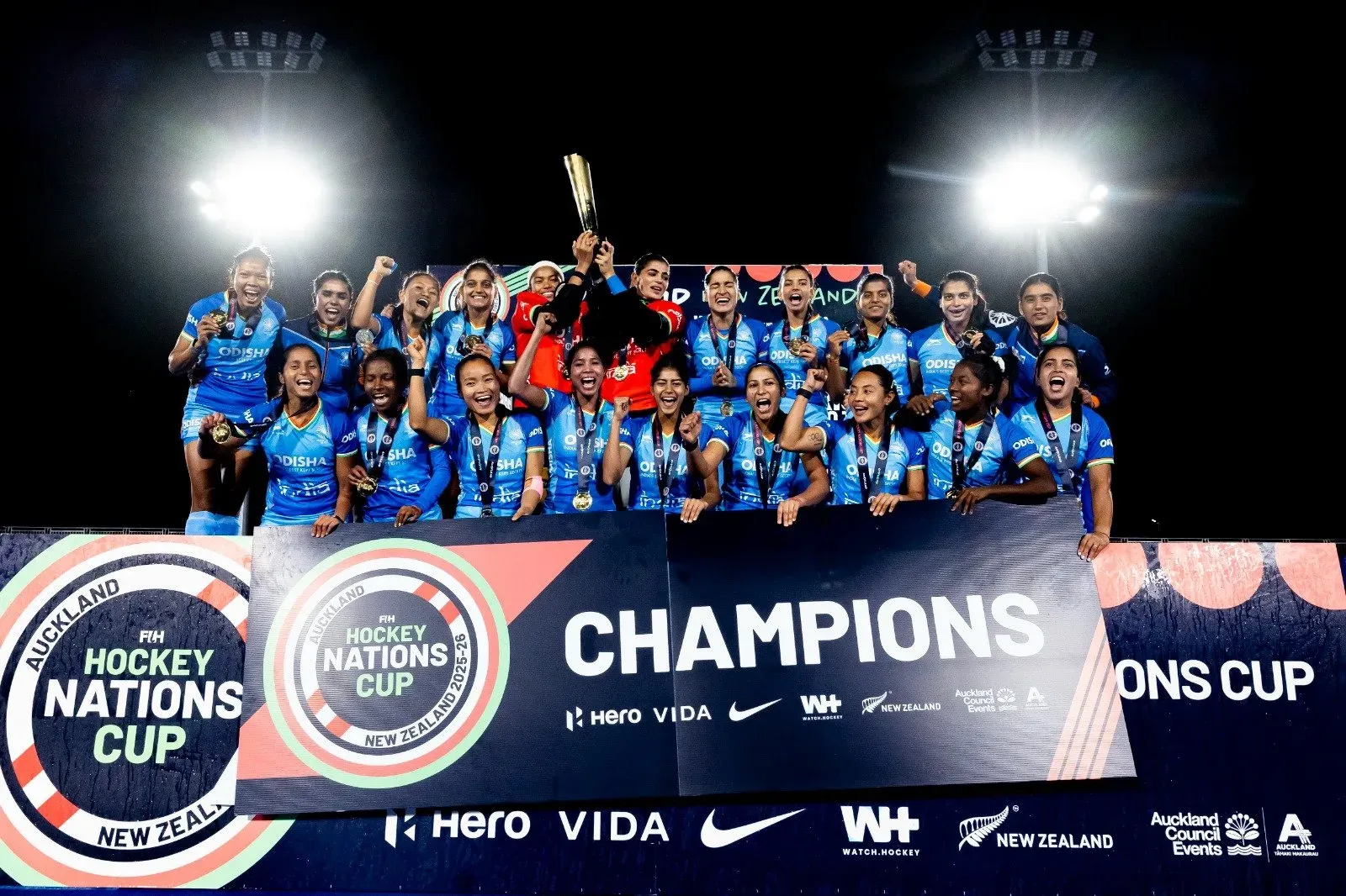 Rijiju Hails Women's Hockey Team for FIH Nations Cup Win
