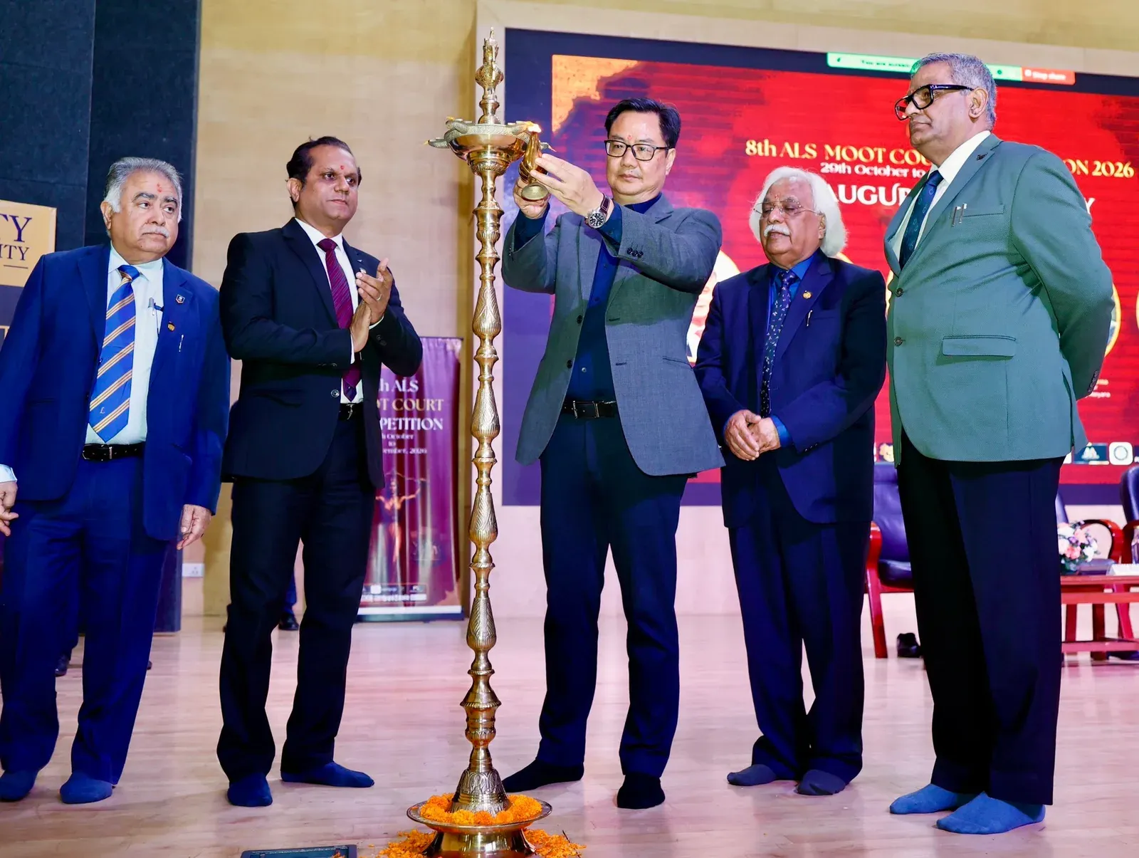 Rijiju inaugurates 8th ALS Moot Court Competition at Amity Haryana
