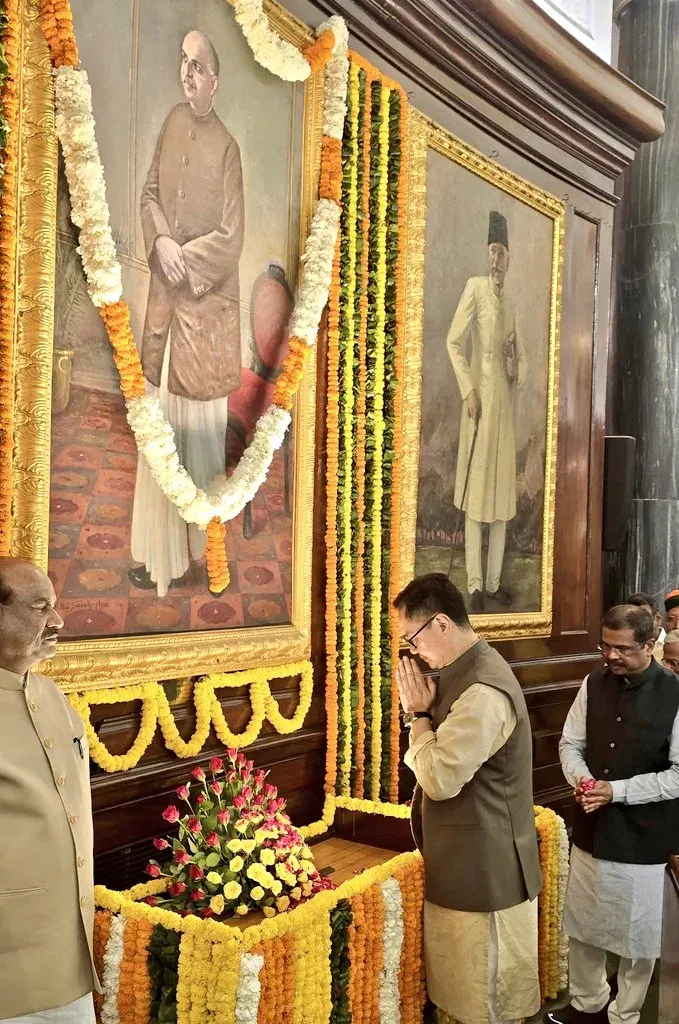 Rijiju Pays Tribute to Syama Prasad Mookerjee on Jayanti