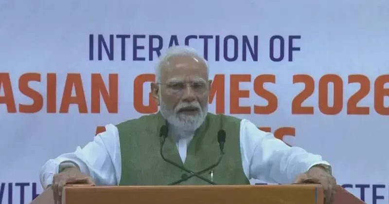 Rijiju: PM Modi meets India's Asian Games 2026 contingent