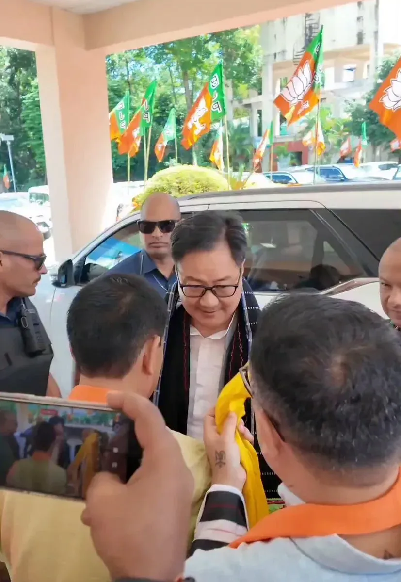 Rijiju rallies BJP cadres at Itanagar state executive meet