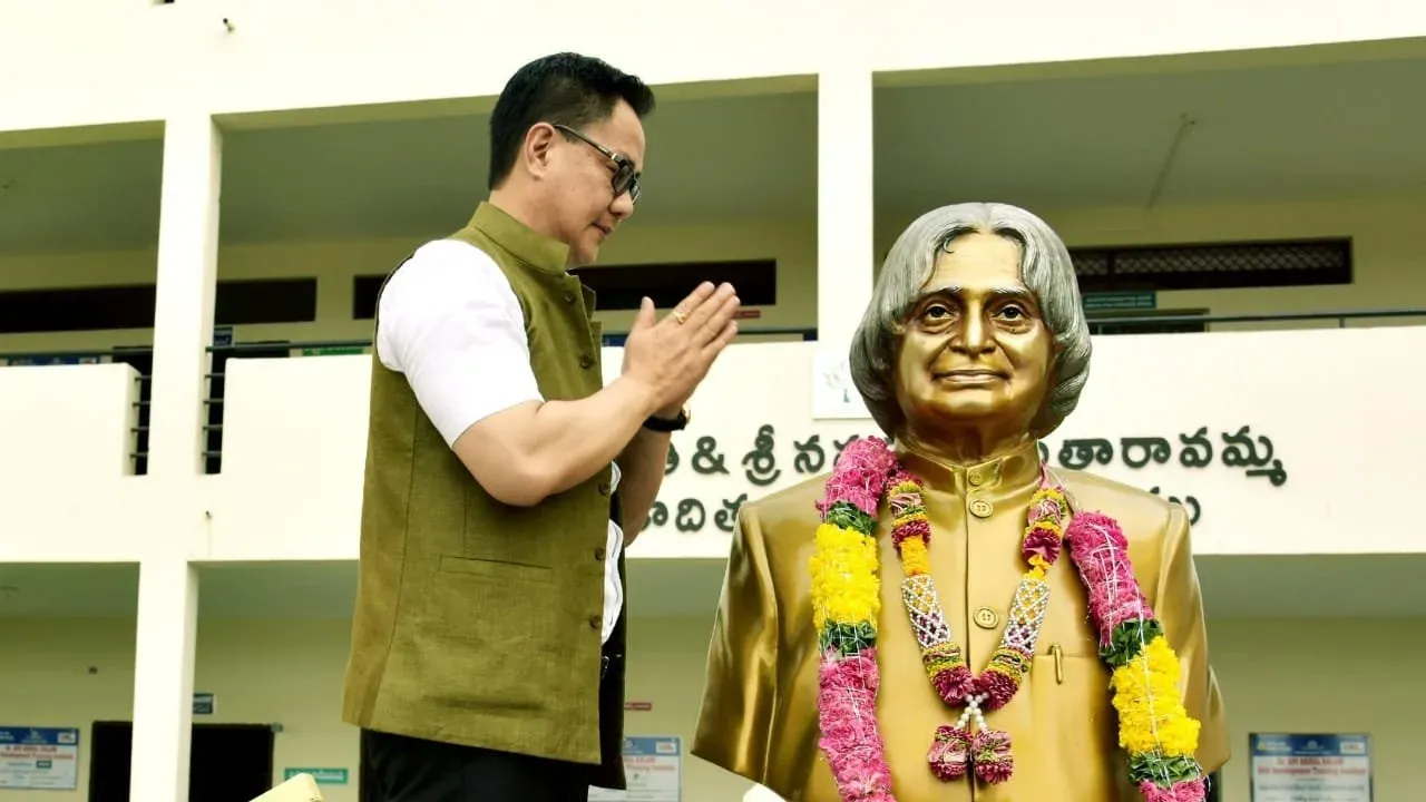 Rijiju Remembers Kalam on Birth Anniversary