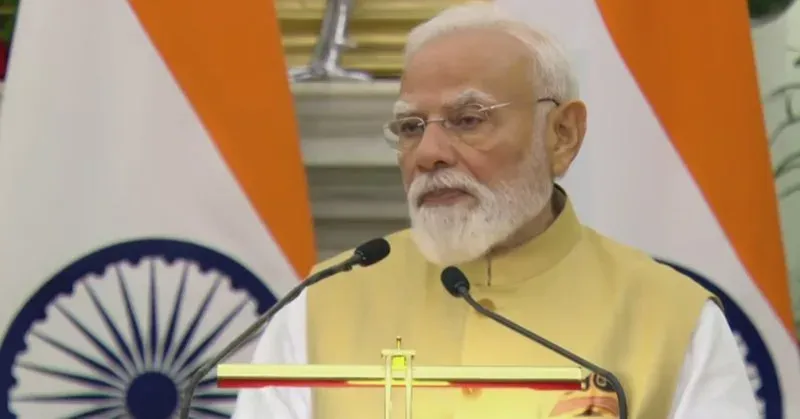 Rijiju Shares Live Feed of PM Modi's Joint Presser With Japan PM
