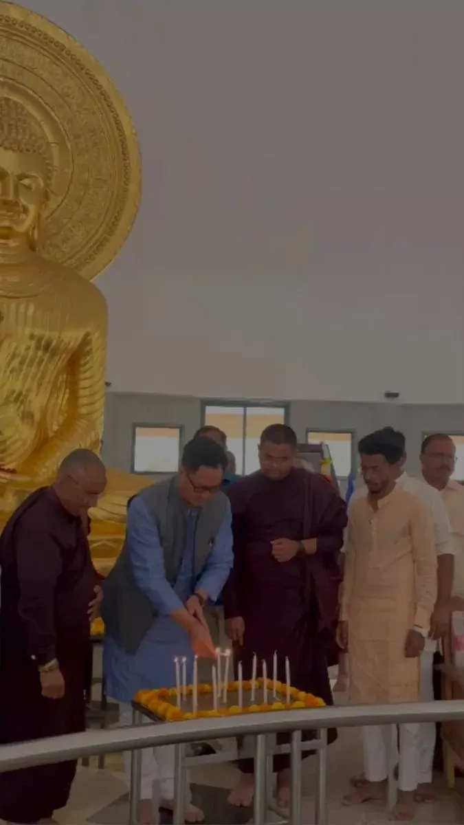 Rijiju thanks Maharashtra's Buddhist community for heartfelt video
