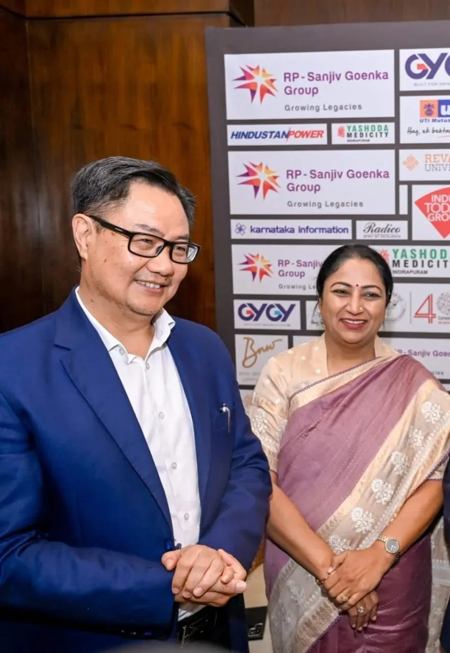 Rijiju wishes Delhi CM Rekha Gupta on birthday