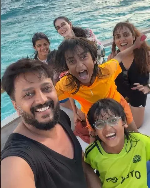 Riteish Deshmukh's Maldives family trip: moments over materialism