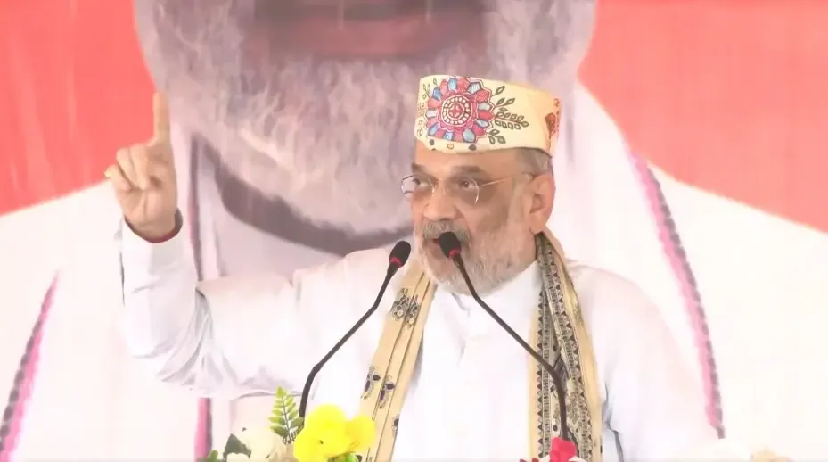 Is RJD and Congress Stuck in Corruption? Vote for Development, Urges HM Shah in Darbhanga