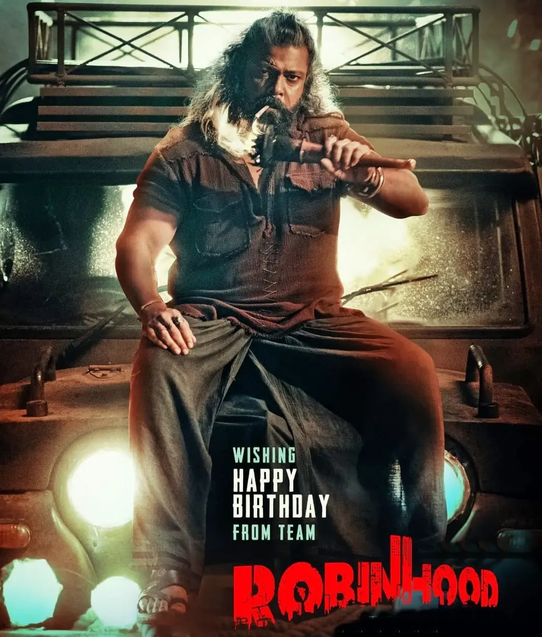 Actor Devdatta G Nage Celebrated with Birthday Wishes and Character Reveal from Robinhood